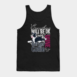 Everything will be ok - BC Black & Wine Tank Top